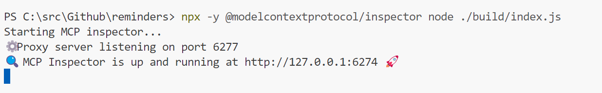 Inspector in cli